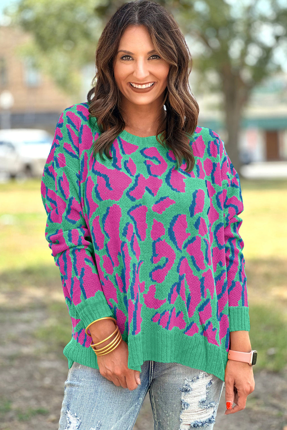 Vitality Abstract Sweater