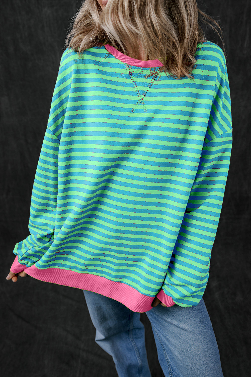 Black Stripe Sweatshirt