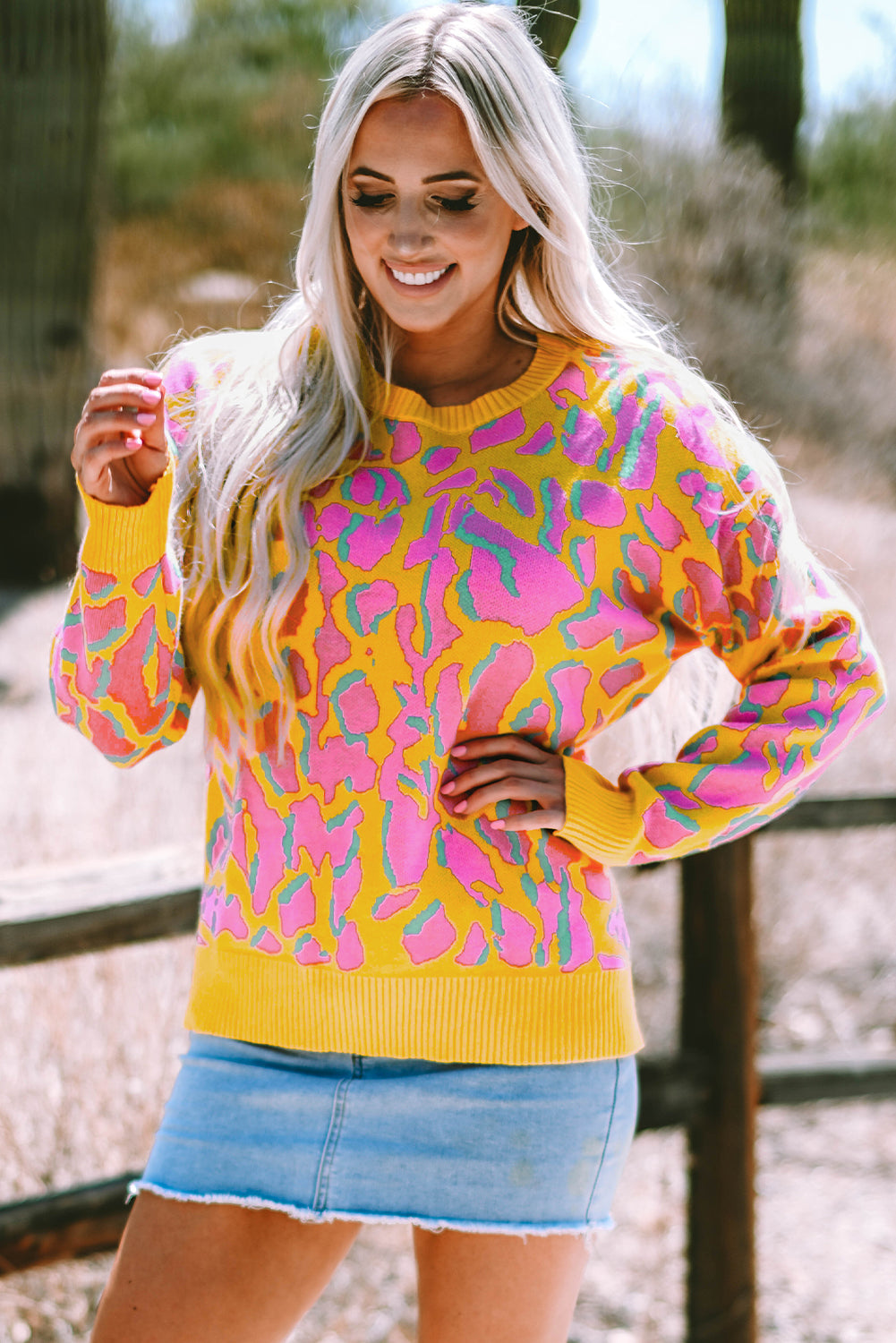 Vitality Abstract Sweater