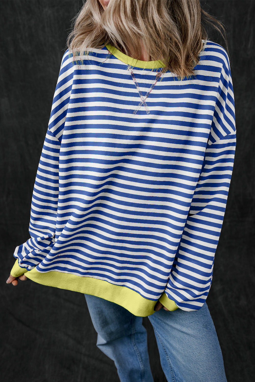 Black Stripe Sweatshirt