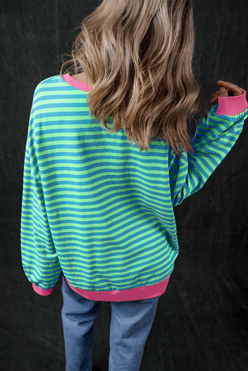 Black Stripe Sweatshirt