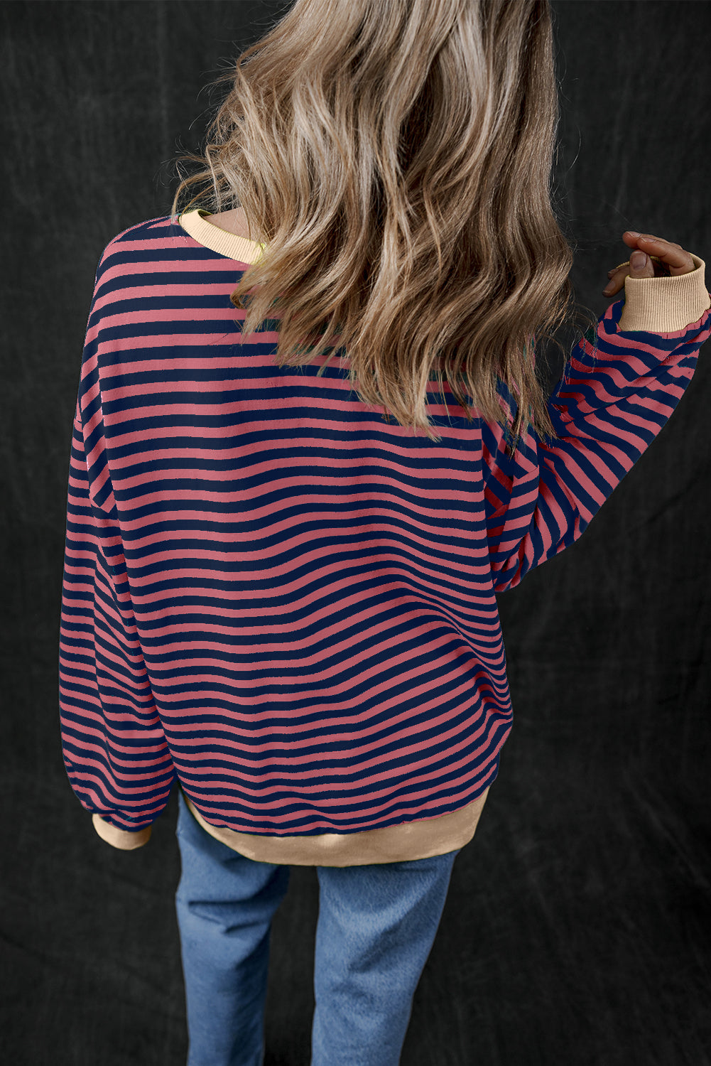 Black Stripe Sweatshirt