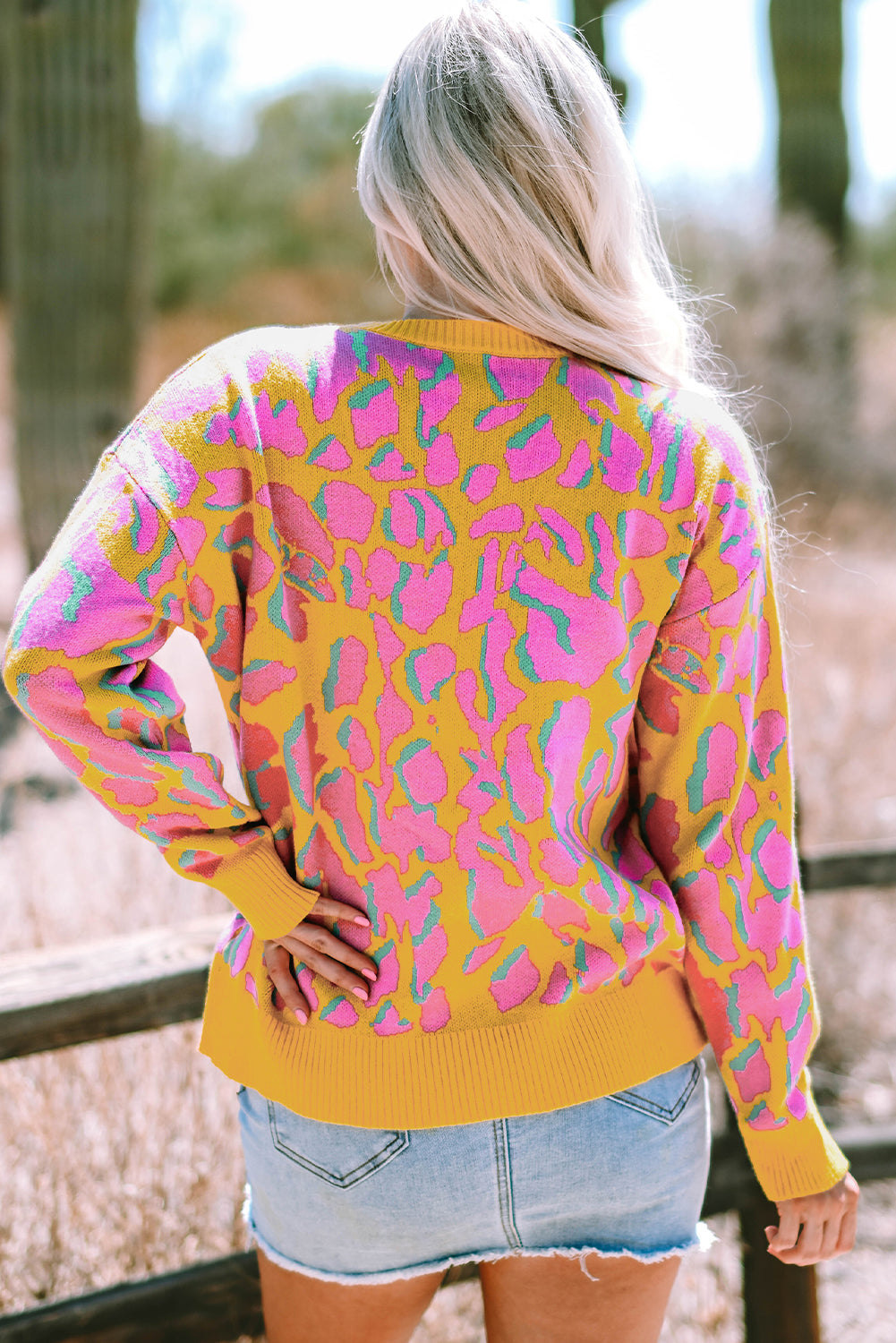 Vitality Abstract Sweater