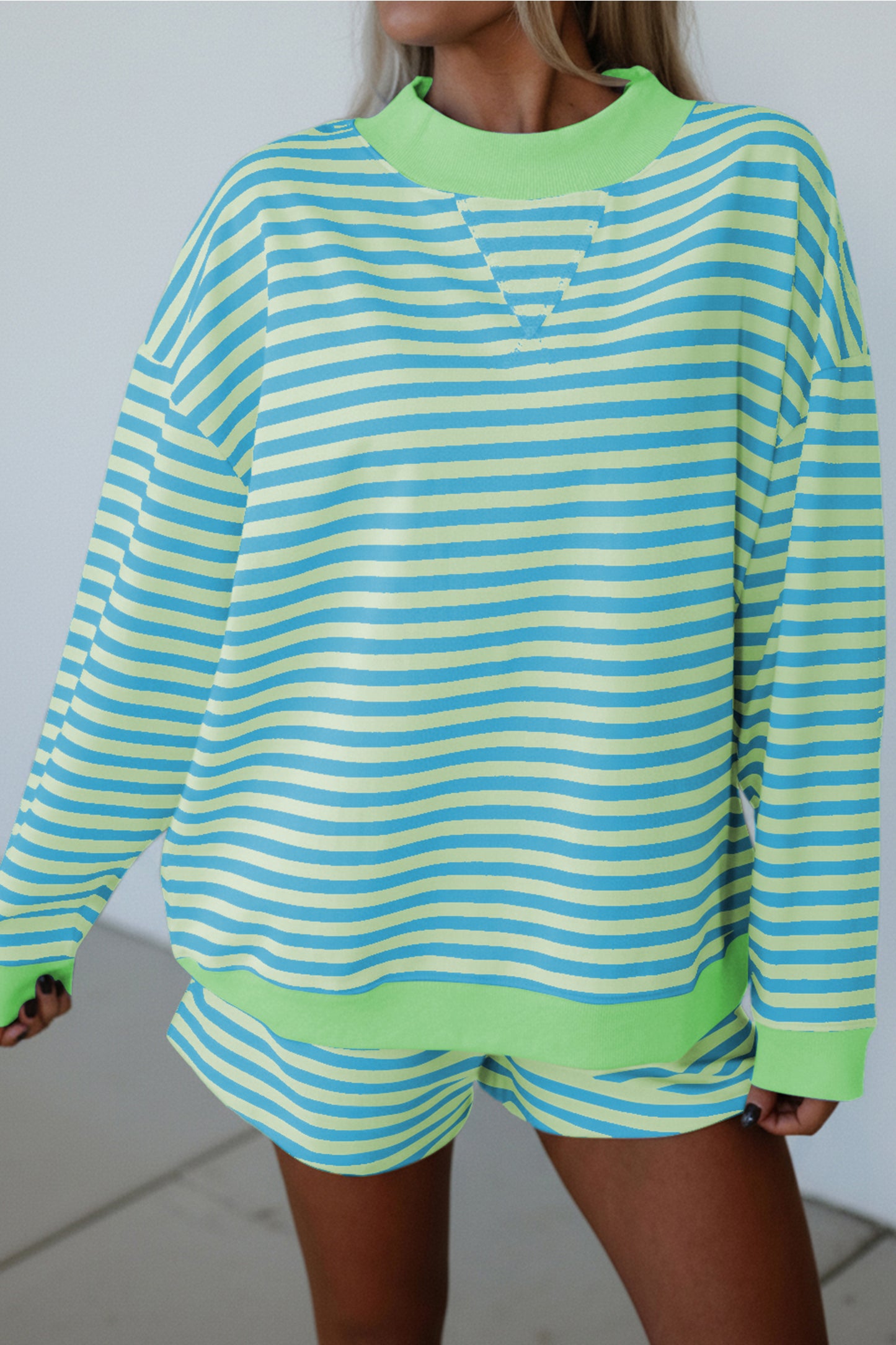 Yellow Striped 2pcs Set