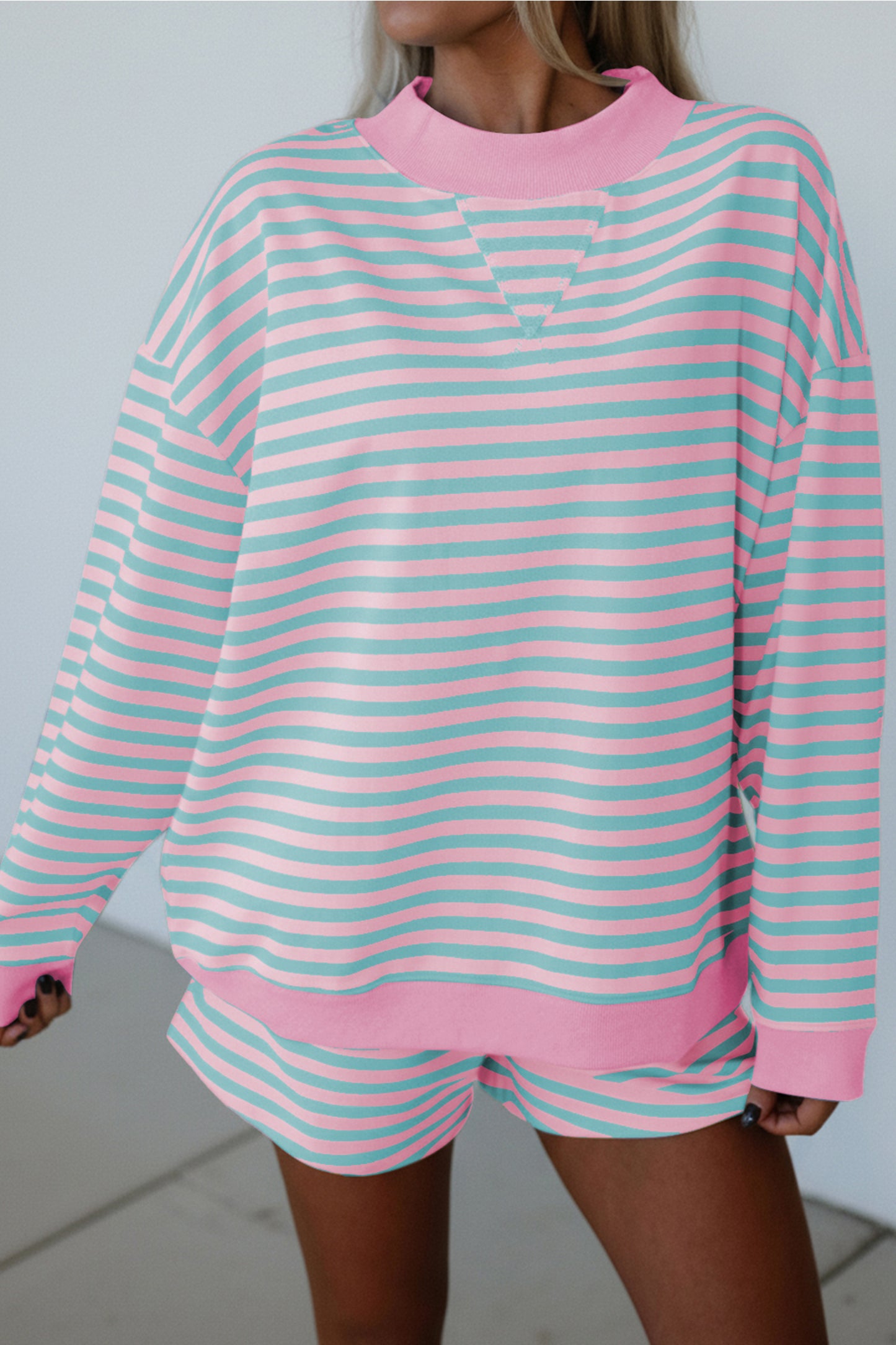 Yellow Striped 2pcs Set