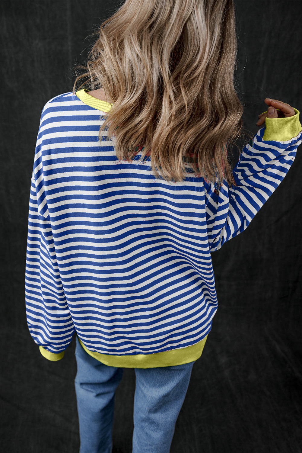 Black Stripe Sweatshirt